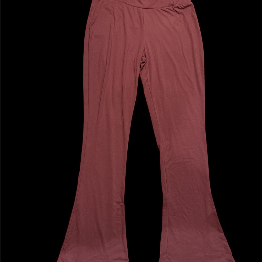 Rust Flared Pants